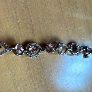 Chocolate diamond bracelet. See matching earrings in other post. High quality